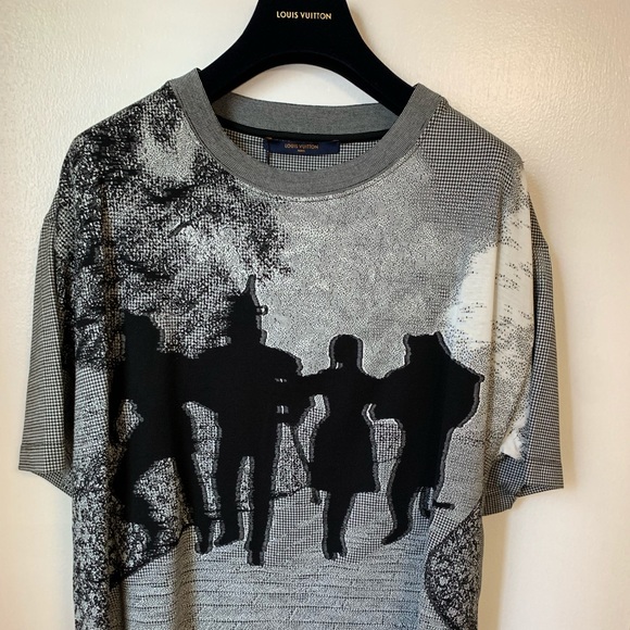 Louis Vuitton | Tops | Louis Vuitton Brick Road Jacquard Tshirt | Poshmark